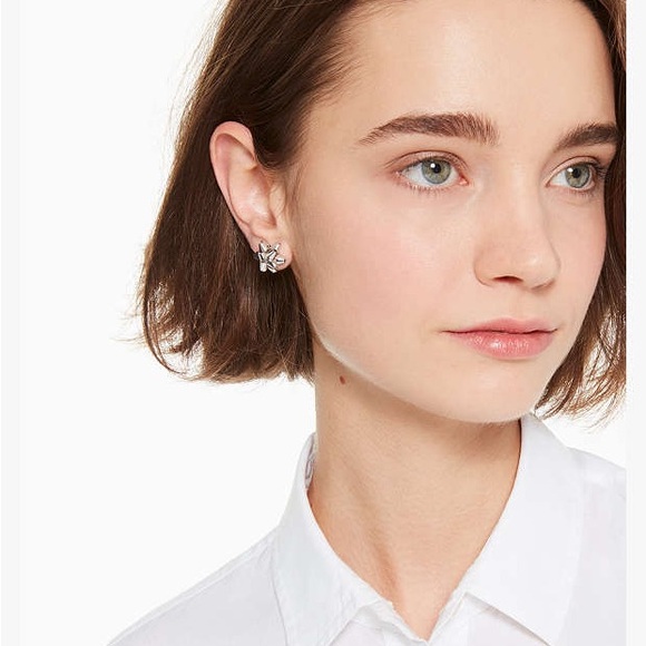 Kate Spade Bourgeois Bow Studs - Picture 2 of 8